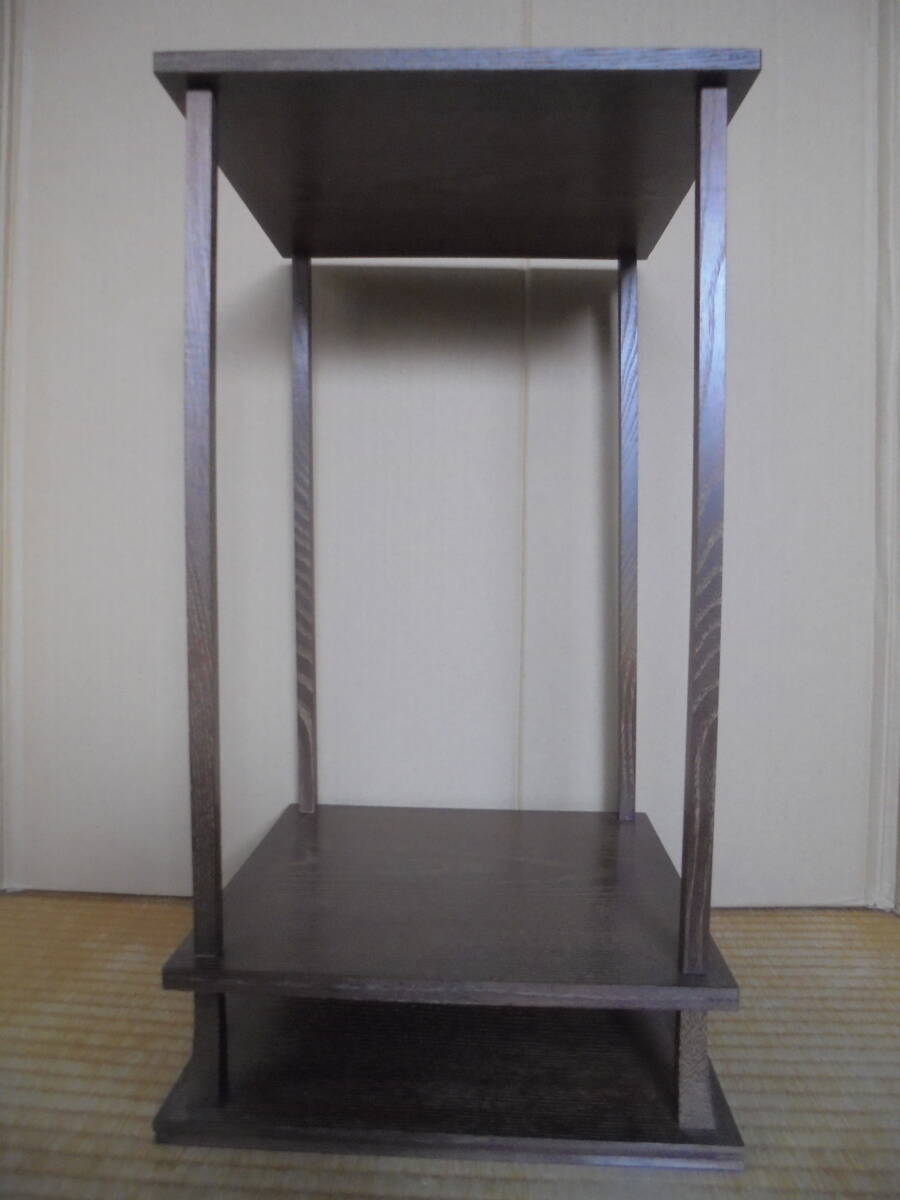 桑小卓 女桑材 溜塗 茶道具 紙共箱付 店舗置古し 美品 7586 茶道具等 京都雲屋 拍卖