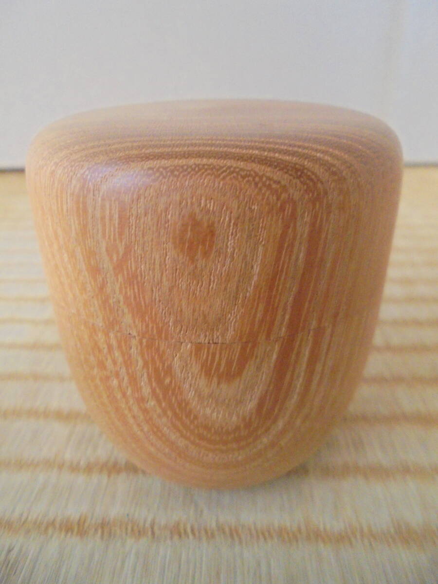 木地なつめ 棗 茶道具 けやき材 未使用 美品 3837 茶道具等 京都雲屋 拍卖