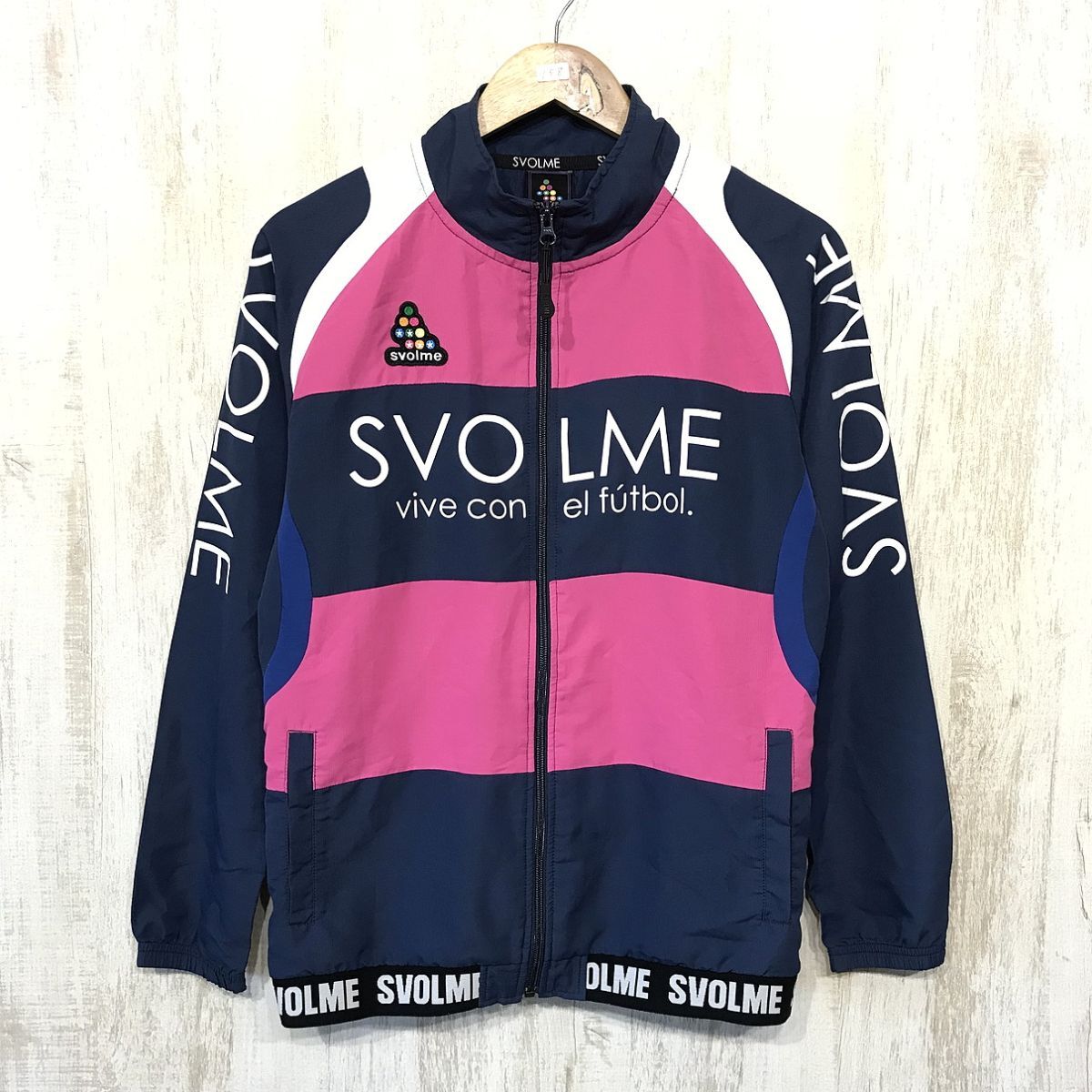 158☆【サッカー フットサル トラックジャケット】svolme スボルメ マルチカラー S拍卖