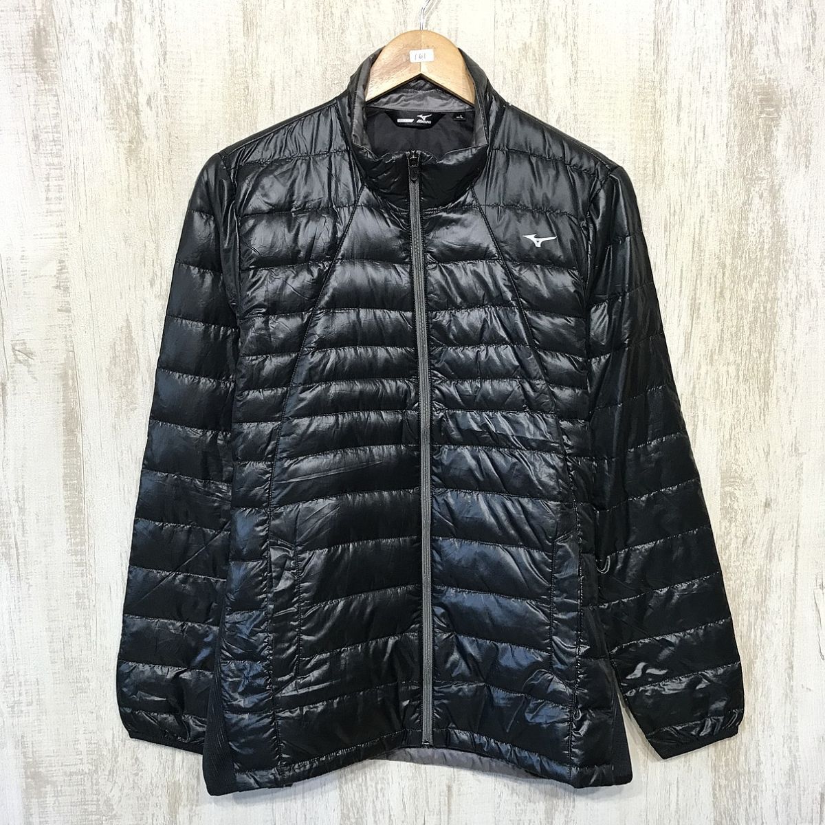 161☆【ゴルフウェア ブレスサーモ ダウンジャケット】MIZUNO GOLF ミズノ 黒 L拍卖