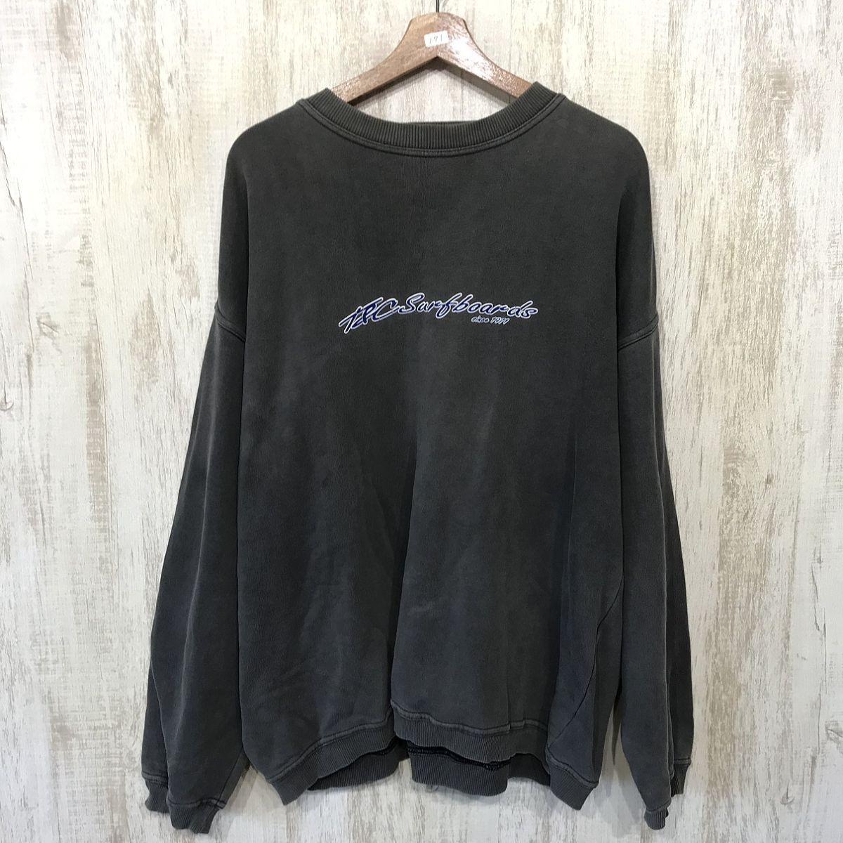 171☆【ヴィンテージ 古着 フェード感 スウェットシャツ】T&C sur&Desighs トレーナー グレー拍卖