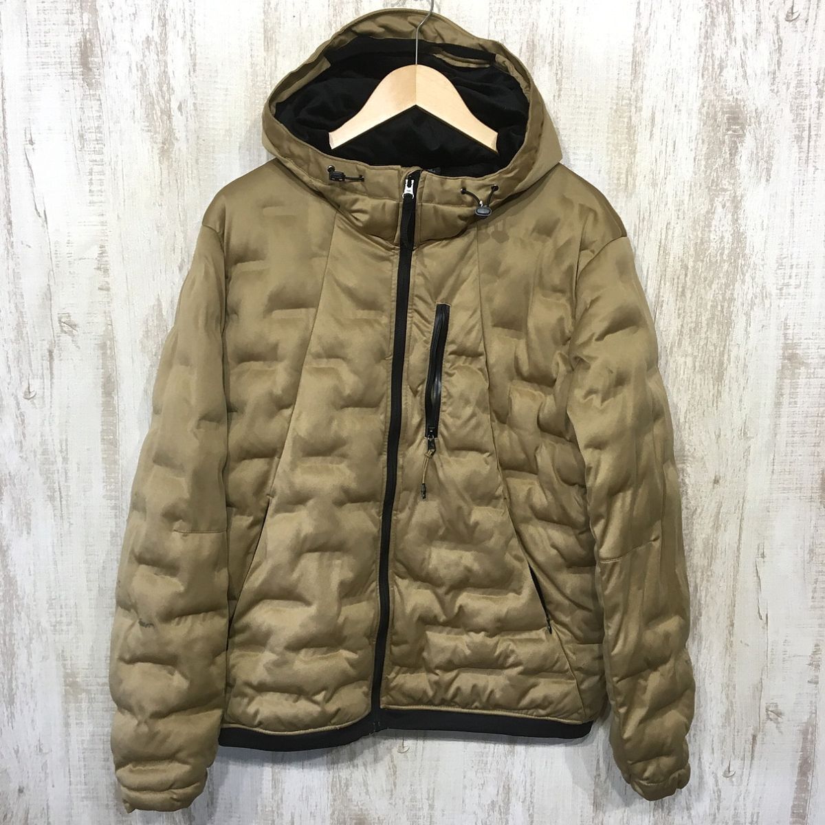 186☆【エアロストレッチ アルティメットフーディー】FieldCore フィールドコア ワークマン ジャケット 3L ベージュ拍卖