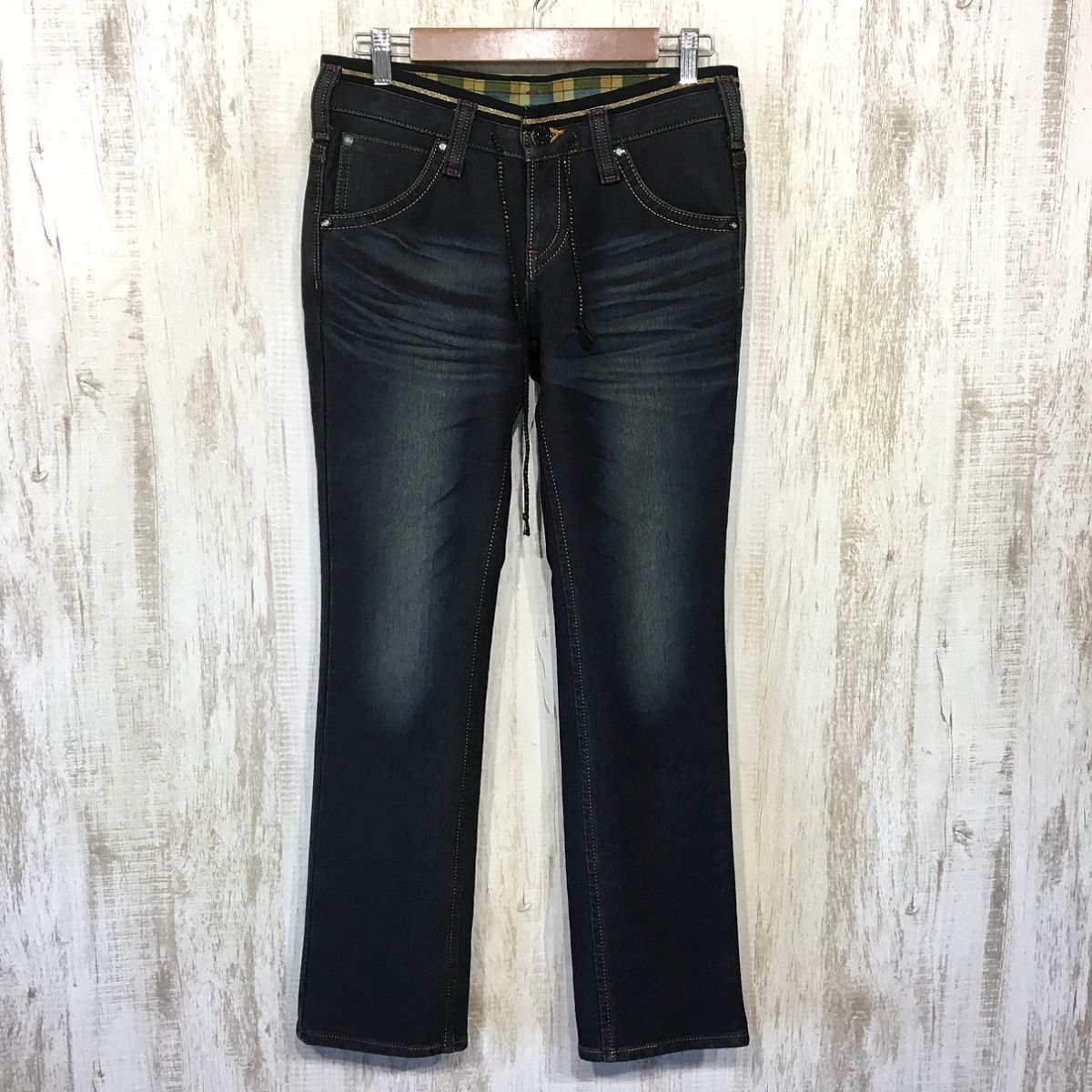 P957☆【「暖」ボディファイア ジャージーズ フラップストレート】EDWIN エドウィン デニムジーンズ S拍卖