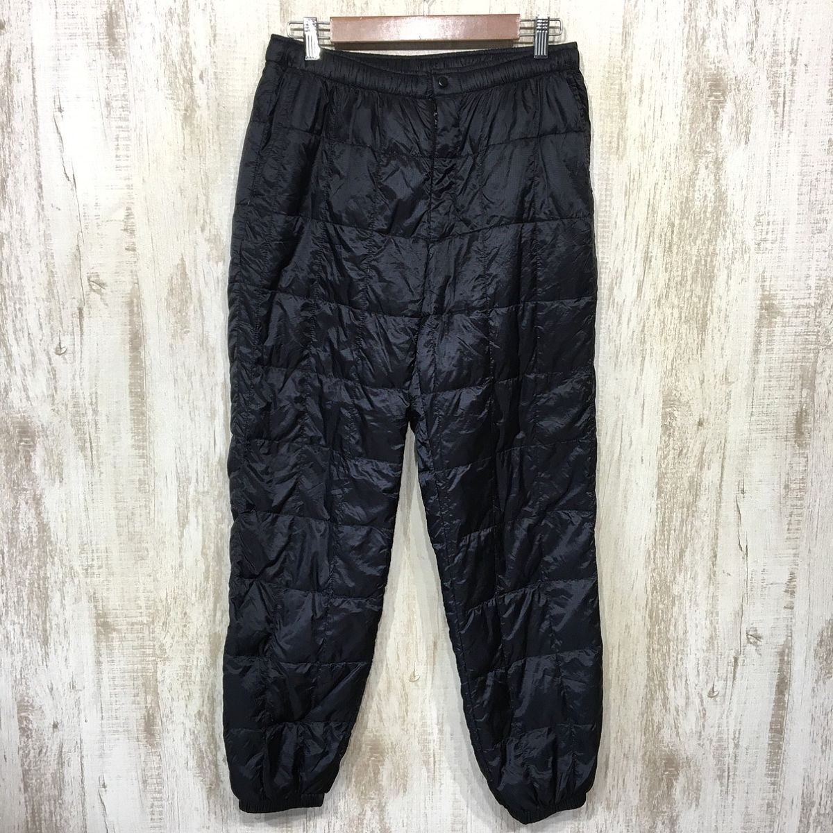 P970☆【ブレスサーモ ダウンパンツ】MIZUNO OUTDOOR ミズノ ダウン90%使用 黒 XL拍卖