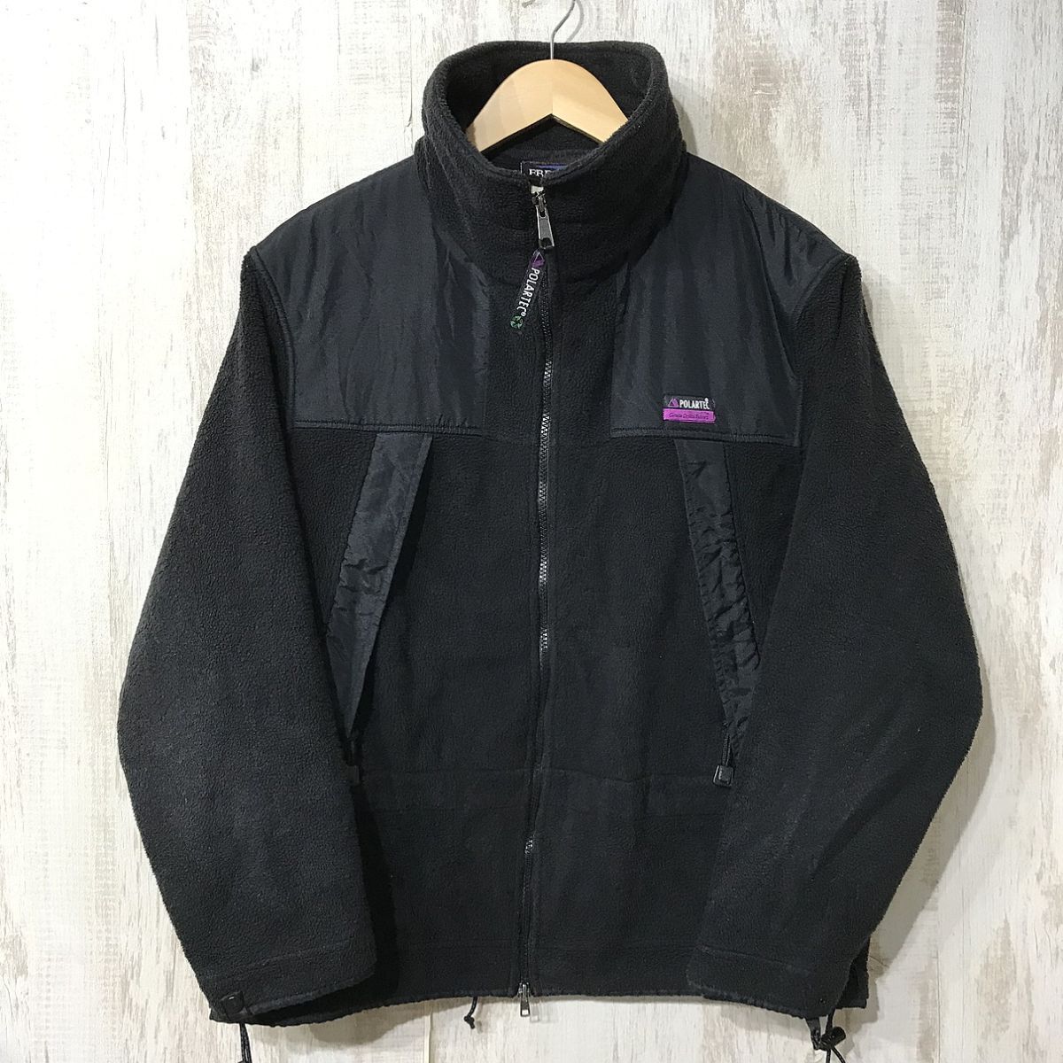 930☆【POLARTEC フリースジャケット】FREAKS フリークス 黒拍卖
