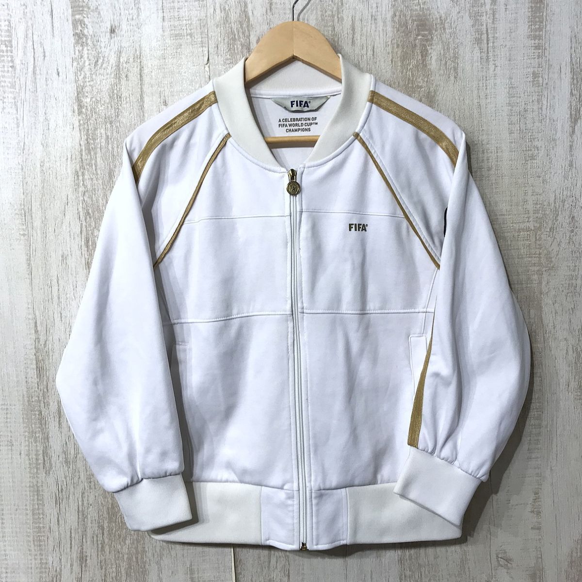 939☆【サッカー World Cup champion トラックトップジャケット】FIFA ジャージ 白拍卖
