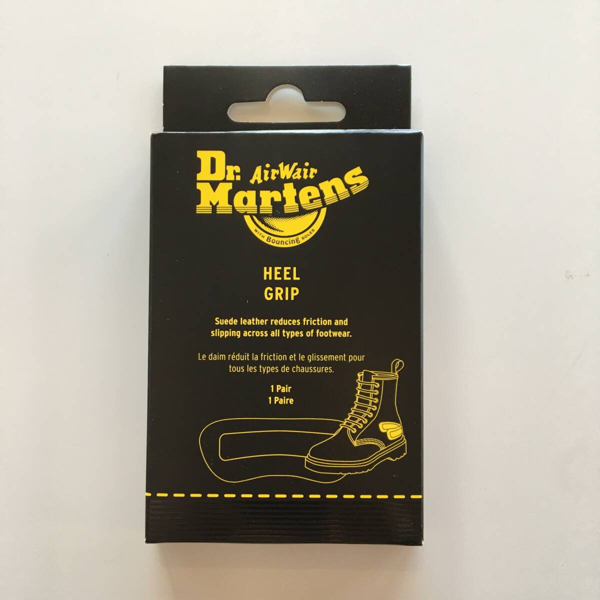 ★ 送料¥180 ★ ヒールグリップ Dr.Martens ドクターマーチン 2枚入り 両足分 サイズ調整 スエード フィット感 踵ホールド (新品)(正規品)拍卖