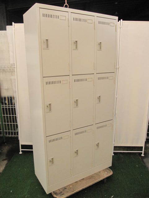 ◆東洋事務器工業◆9人用ロッカー スチールロッカー 鍵付 ②◆菅ーTEN 拍卖
