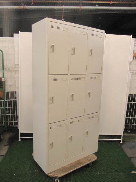 ◆東洋事務器工業◆9人用ロッカー スチールロッカー 鍵付 ④◆菅ーTEN 拍卖