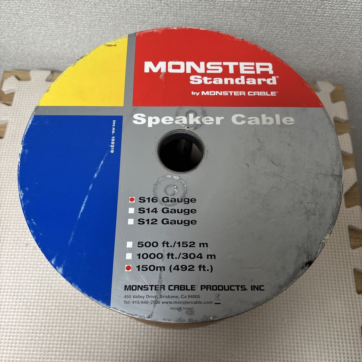 新品 MONSTER モンスターケーブル S16 Gauge 10m スピーカーケーブル拍卖