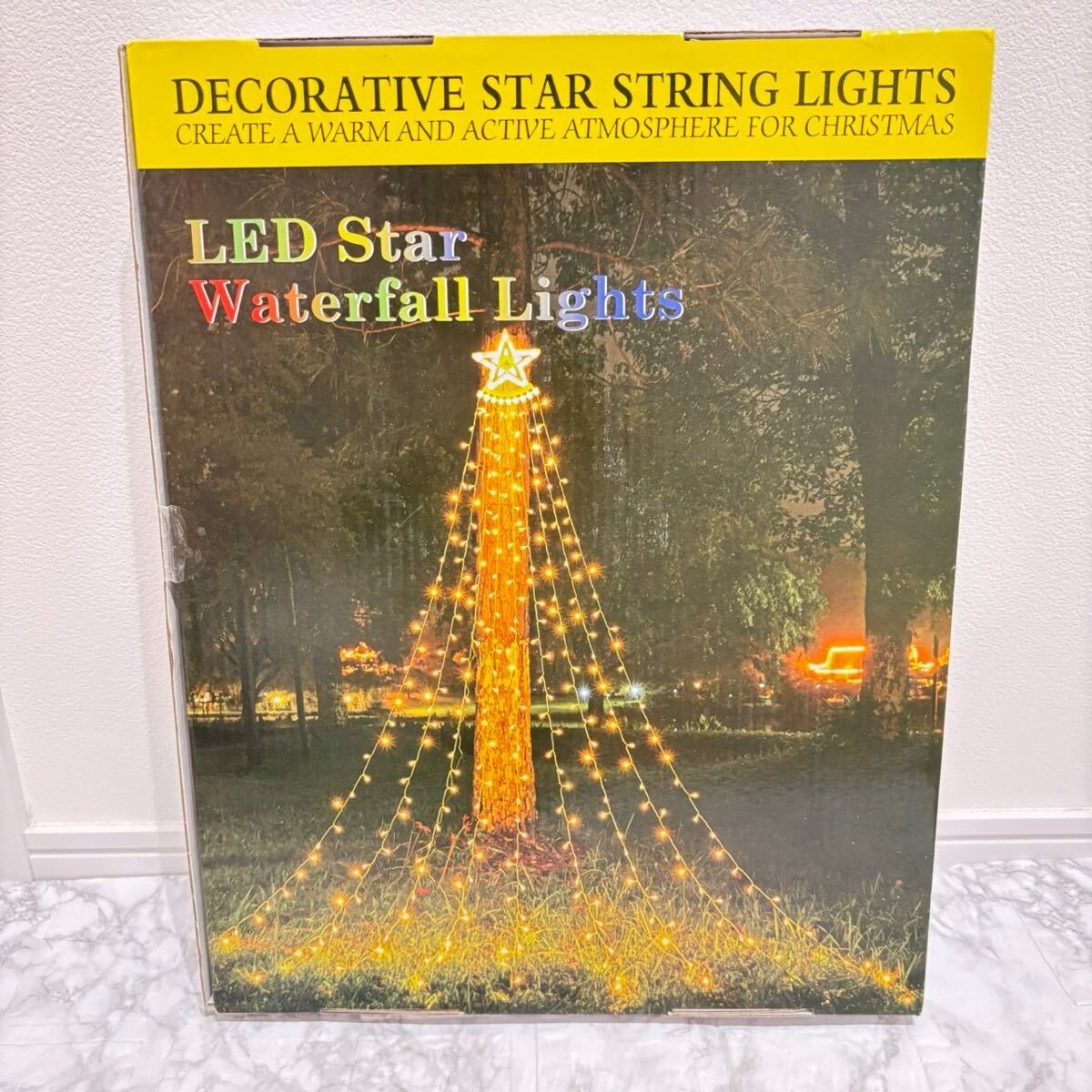 イルミネーション ライトクリスマス LED 9本 350球 8モード ツリー 拍卖