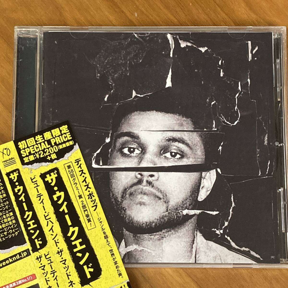 PR7088 CD *The Weeknd* Beauty Behind The Madness 帯付拍卖