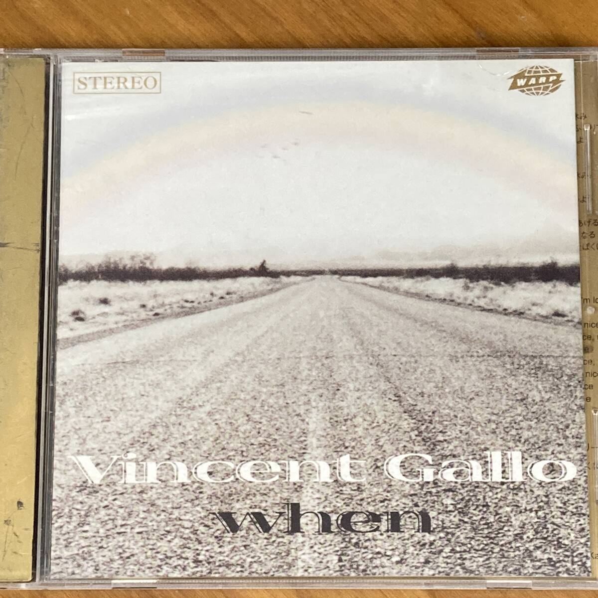 PR7175 CD *VINCENT GALLO* WHEN 拍卖