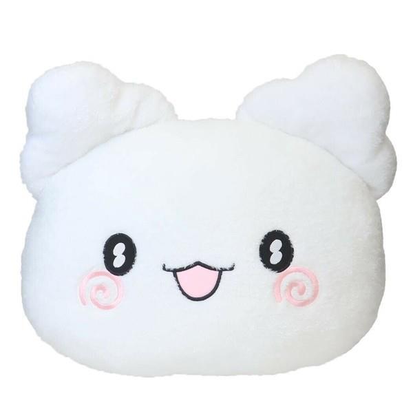 はなまるおばけ フェイスクッション クッション ふんわり光るシリーズ 口開け拍卖