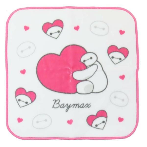ハンドタオル ベイマックス ハンカチ プリントウォッシュタオル キュートハート ディズニー拍卖