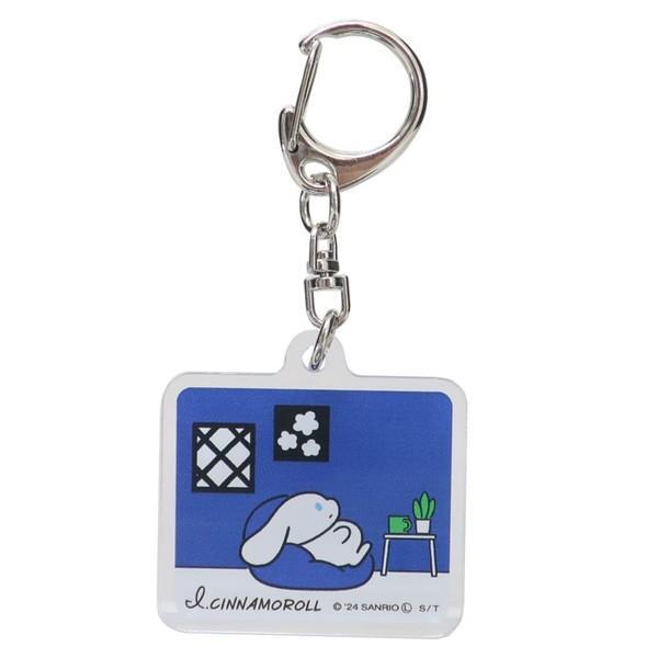 シナモロール キーホルダー アクリルキーホルダー リラックス アイシナモロール拍卖