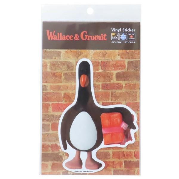 ウォレスとグルミット ステッカー ビッグサイズステッカー フェザーマッグロウ シール 日本製拍卖