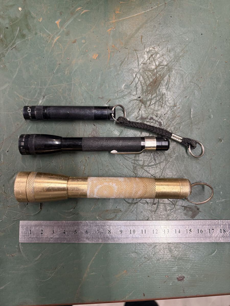 マグライト 3個 動作未確認 1円〜 売り切り 同時梱包OK 拍卖