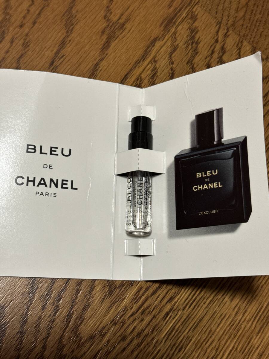 香水サンプル ブルードゥ シャネル レゼクスクルジフ (パルファム)BLEU DE CHANEL L'EXCLUSIF ミニサイズ拍卖
