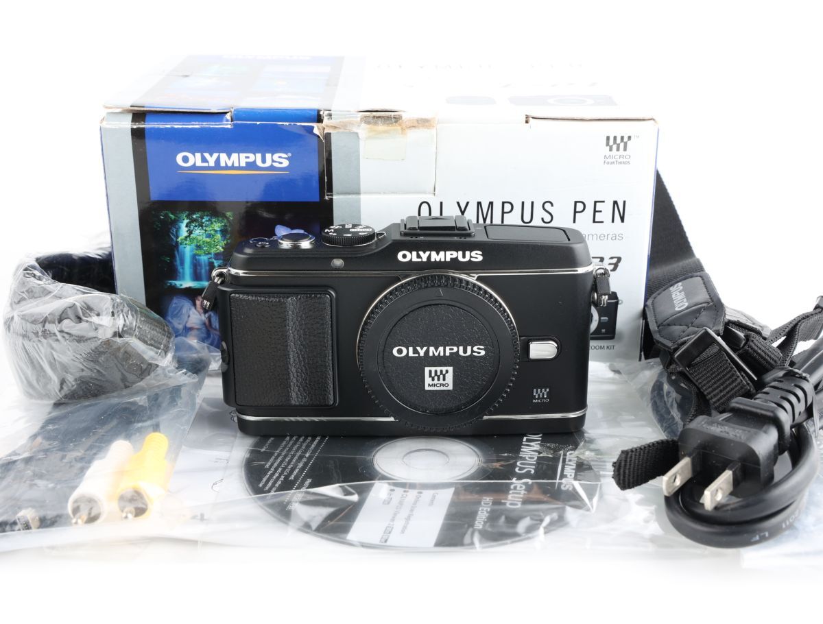 【かめらや】美品 1463 OLYMPUS オリンパス PEN E-P3 ボディ ミラーレス一眼拍卖