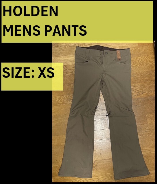 【中古ウェア】HOLDEN MENS パンツ XS ホールデン 細身 スノーボード スキー ウェア 送料無料 スキニーパンス拍卖