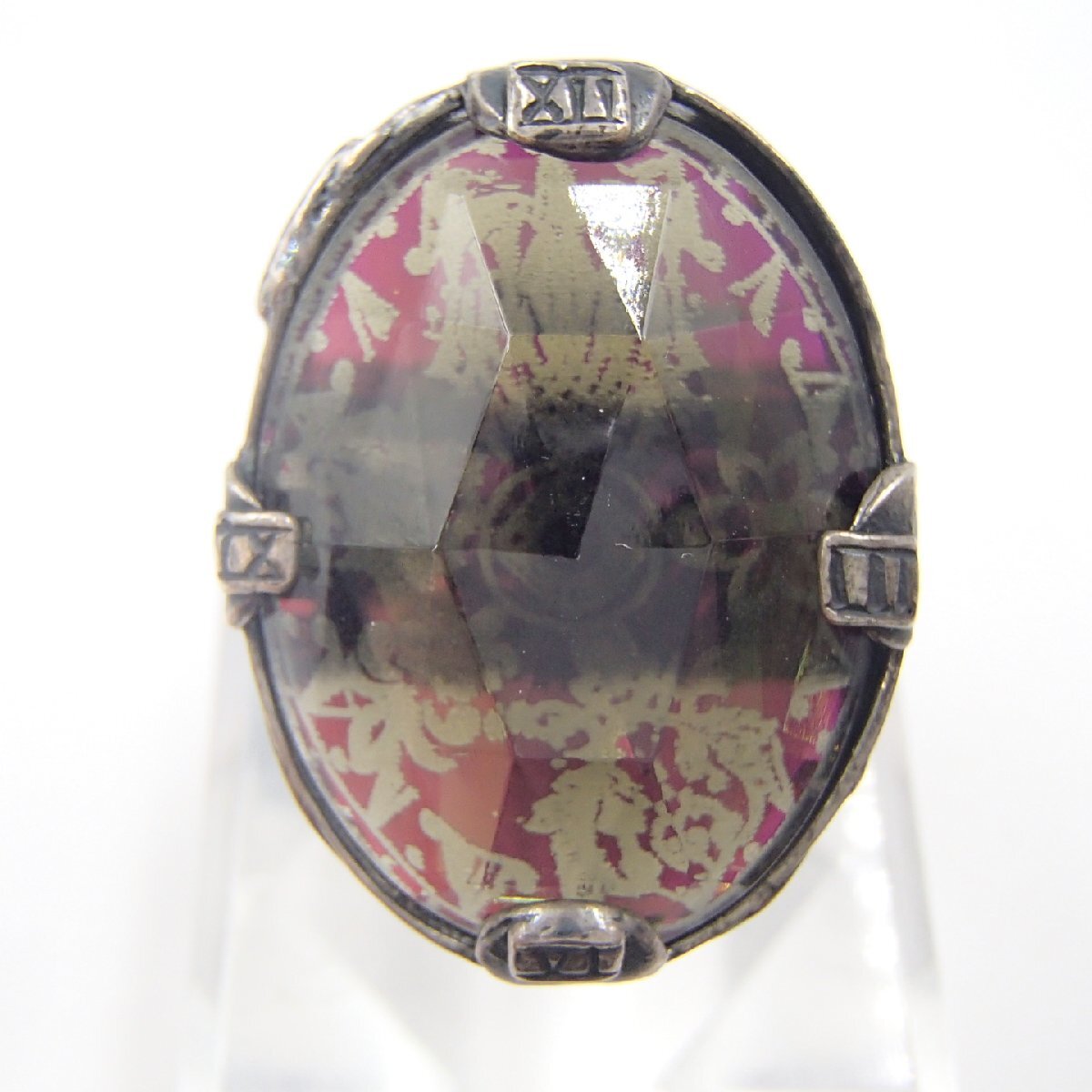 ◎シルバーリング gem kingdom リング / silver925 925 約21.3g/ 色石 SILVER 石 ストーン 石系◎HM拍卖