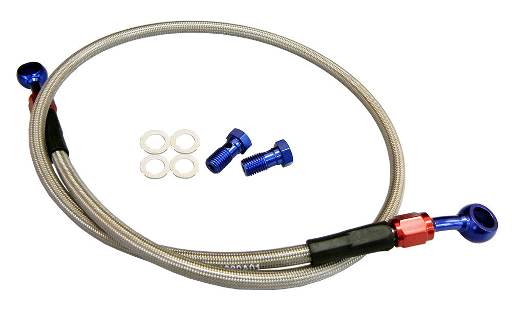 純正長 ヤマハ TDR250 1988年式 フロント ステンメッシュブレーキホース拍卖