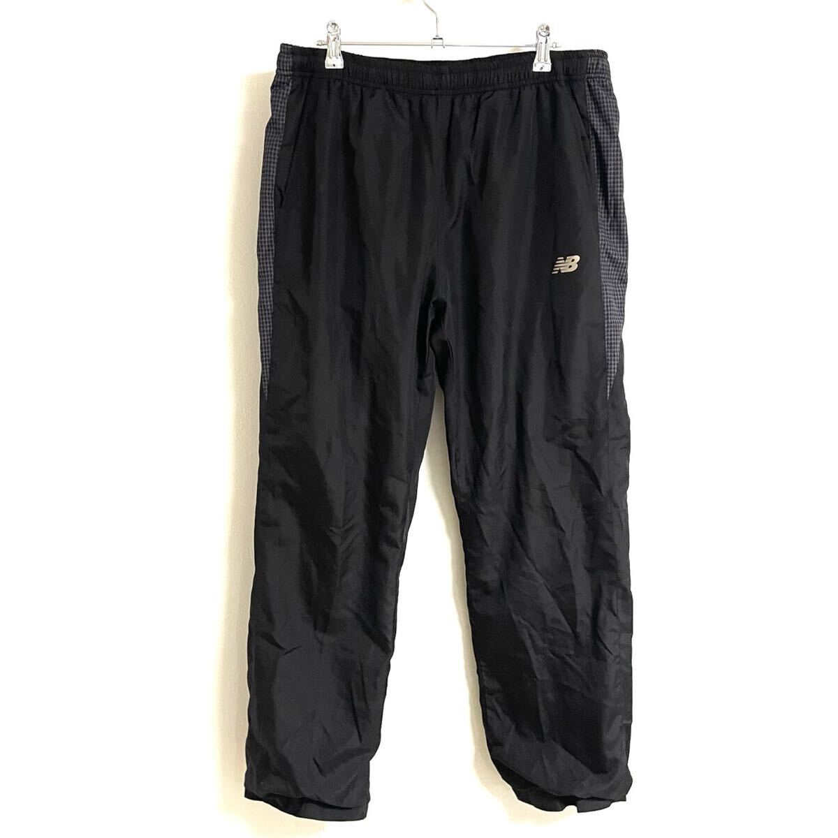 【ニューバランス】オリジナル高級トラックパンツ/ウィンドブレーカー/ブラック/LL表記/衝撃プライス!スポーツウェア/シンプル!NH39拍卖