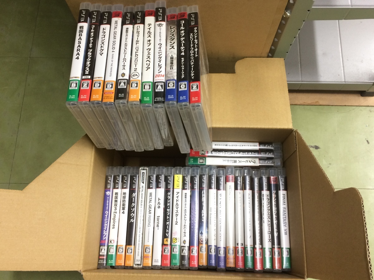 ジャンクソフト/ダークソウル、ファイナルファンタジー、ドラゴンクエスト等 PS3ソフト 合わせて30本程度セット/動作未確認拍卖