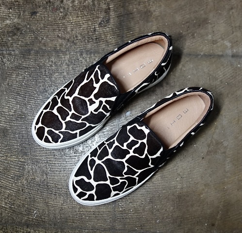 TK 新品 MOHI ハラコ スニーカー スリッポン モヒ 38 シューズ拍卖