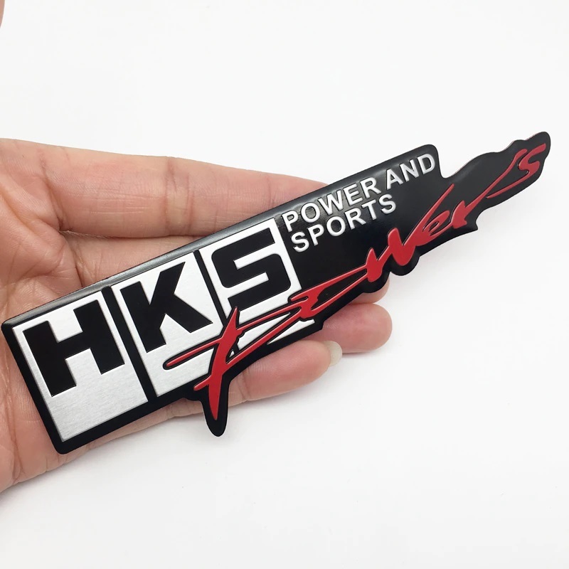【高品質】HKSエンブレム アルミステッカー シール拍卖