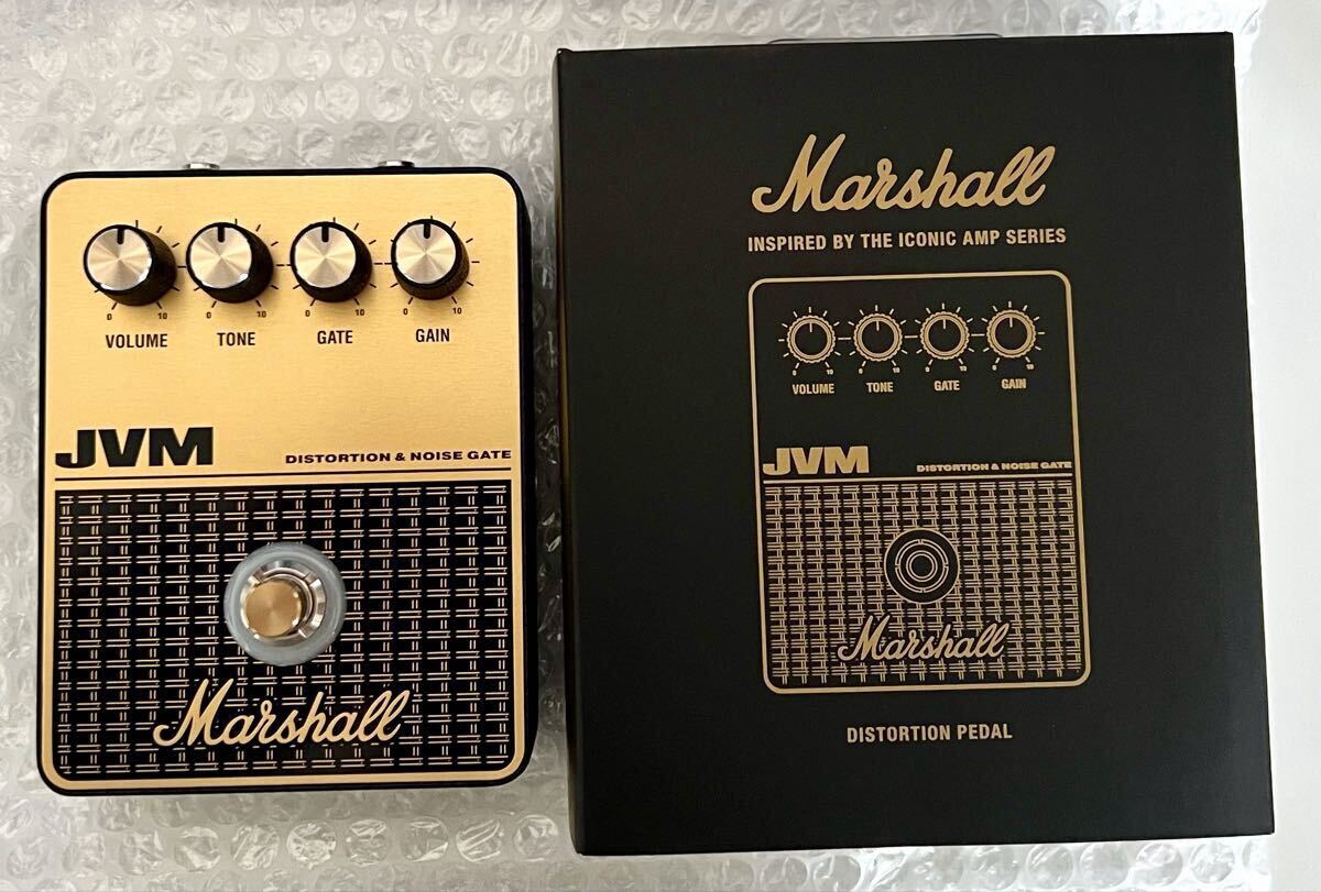 ほぼ未使用!Marshall JVM ディストーション オーバードライブペダル拍卖