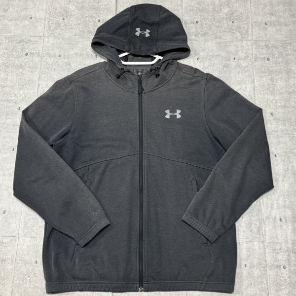 UNDER ARMOUR UAストーム 2耐久 ジップパーカー アンダーアーマー 撥水 防風 ソフトジェル ストレッチ リフレクターロゴ 石瀬7682拍卖