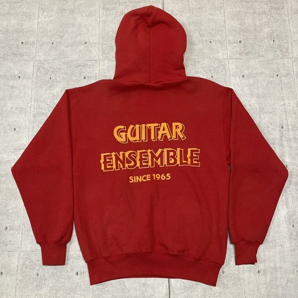 90s JERZEES USA製 フーディー バックビッグプリント ジャージーズ 90年代 パーカー レッド単色 MADE IN USA アメリカ製 石瀬7756拍卖