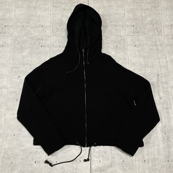 美品 Paul Smith WOMEN ジップアップパーカー ポールスミス ブラック 単色 無地 ショート丈 クロップド丈 レディース パーカー 石瀬7760拍卖