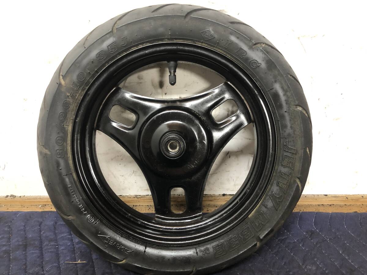 SUZUKI レッツ4 【G】 CA41A 純正 フロントホイール 神戸~ C182-4拍卖