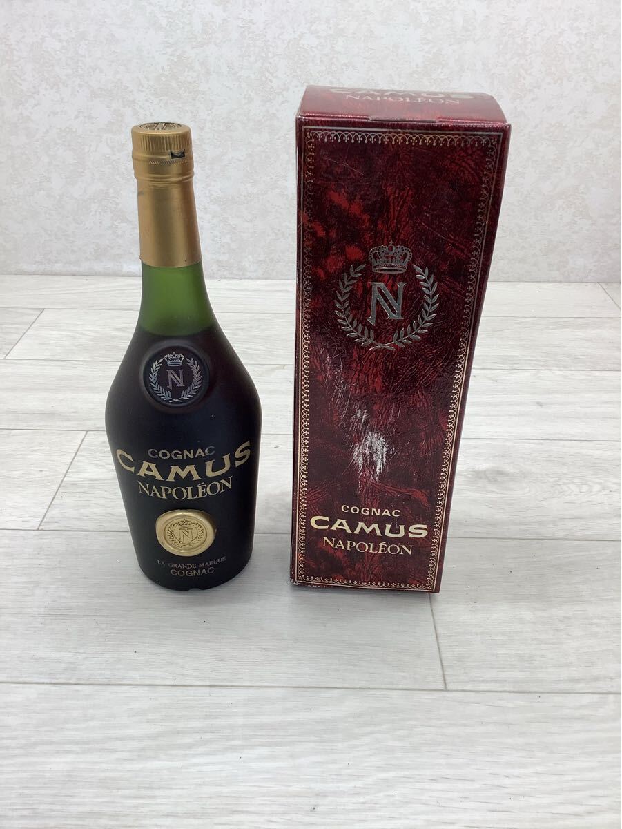 U1 NAPOLEON CAMUS ナポレオン カミュ コニャック COGNAC 古酒 箱付 ブランデー未開栓 現状品拍卖
