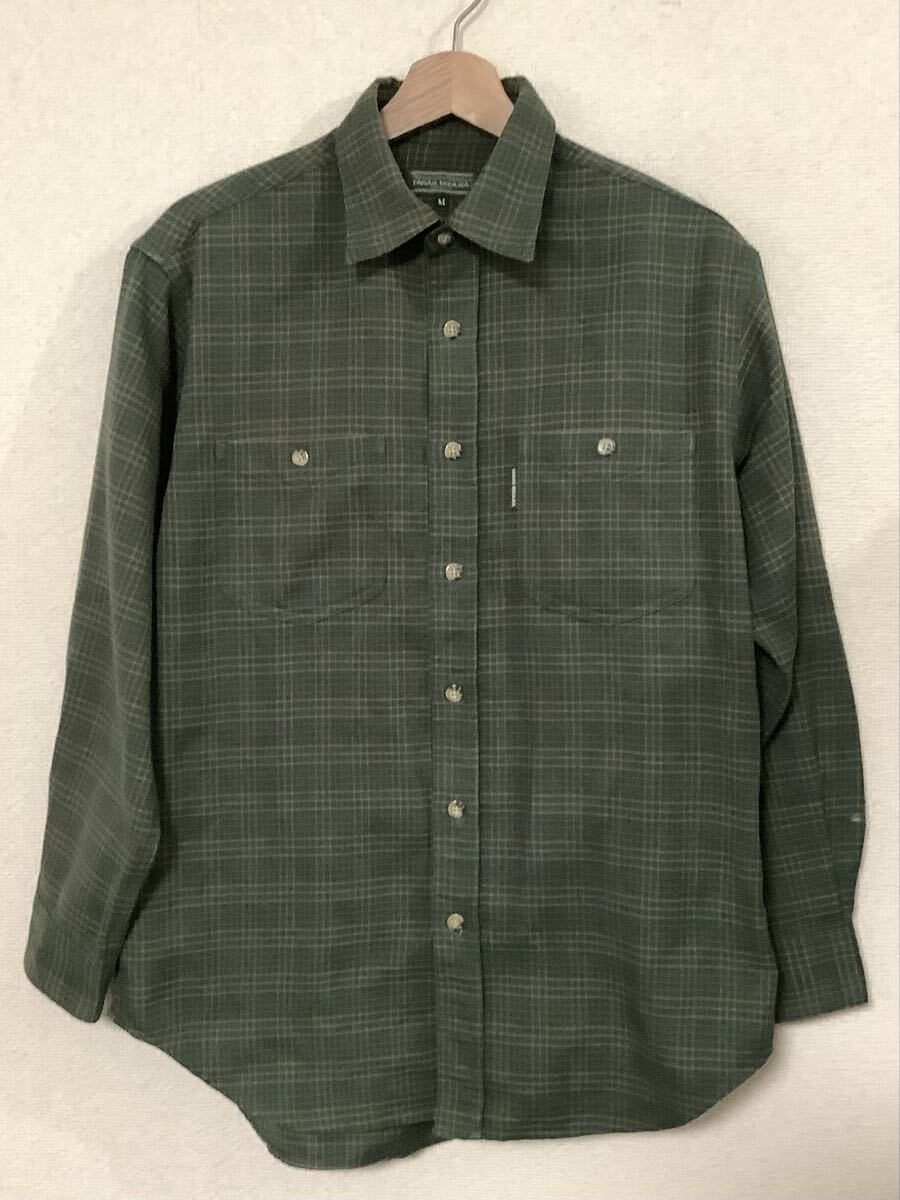 TARAS BOLUBA ミズノ チェック 速乾シャツ 長袖シャツ グリーン アウトドア スポーツ 紳士服 メンズ M拍卖