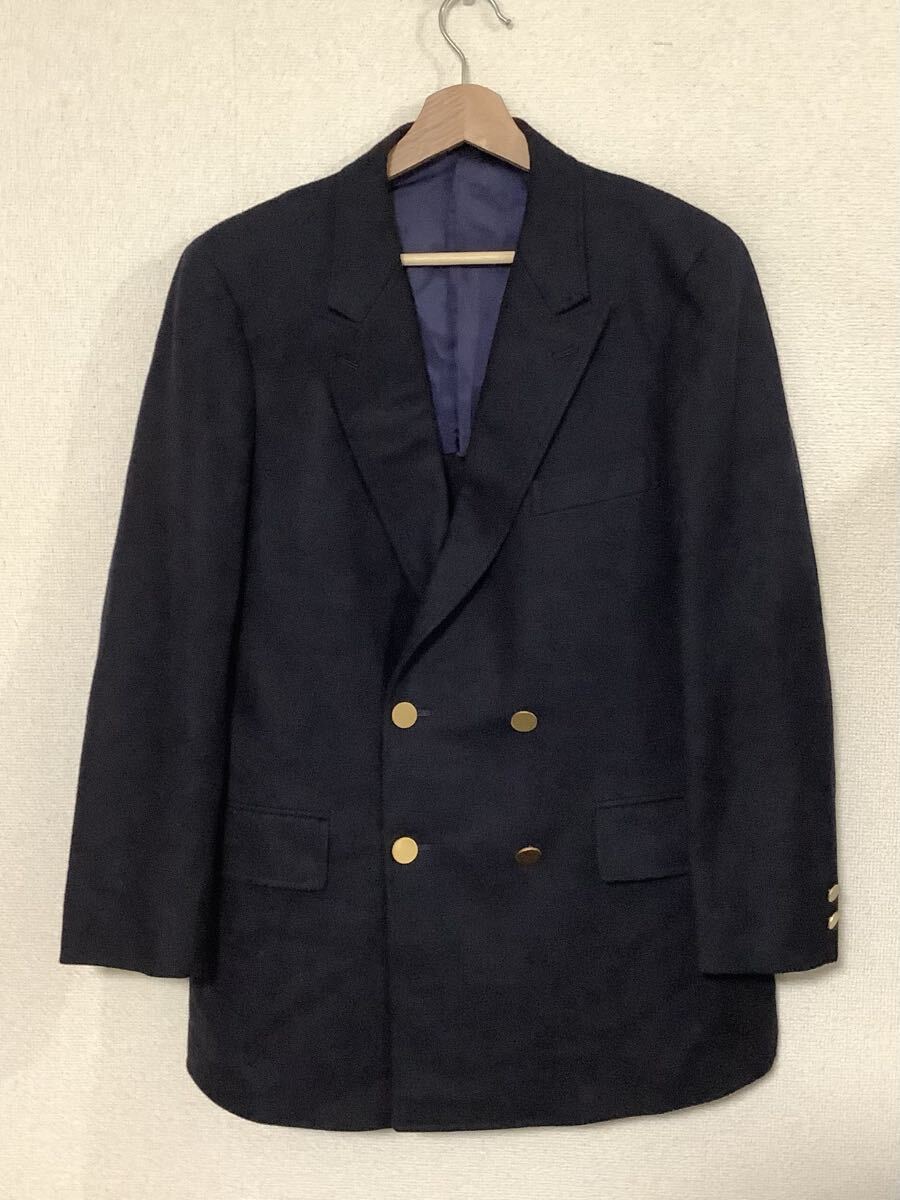 Valletta バレッタ ウールジャケット ダブルプレスト ブラック ダブルジャケット 紳士服 セレクト メンズ 金ボタン拍卖