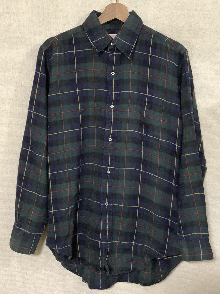 BROOKS BROTHERS ブルックスブラザーズ アメリカ製 ボタンダウンシャツ コットンシャツ ビンテージ カジュアル メンズ 15拍卖