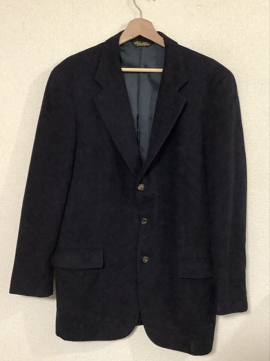 BROOKS BROTHERS ブルックスブラザーズ 三つボタンカシミヤ混ウールジャケット セレクト ブラック カジュアル メンズ 拍卖