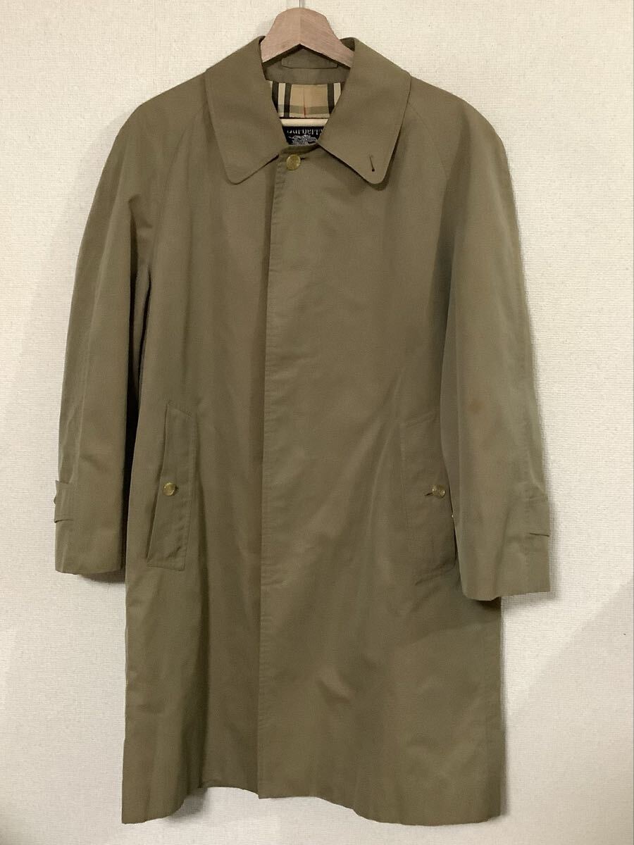 Burberrys バーバリーズ 丸善屋 ステンカラーコート オールドバーバリー ベージュ ビンテージ メンズ セレクト 拍卖
