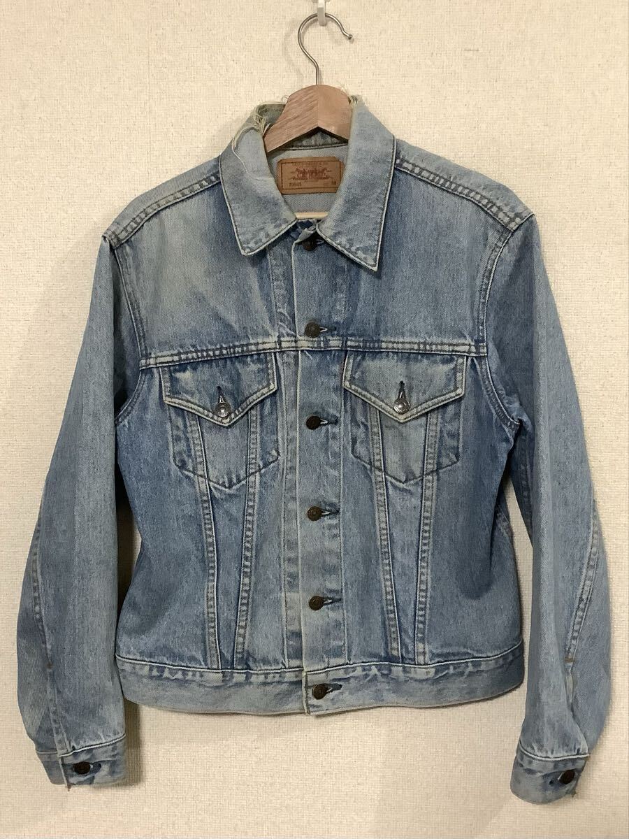 levi's リーバイス 70505 香港製 トラッカージャケット デニムジャケット ビンテージ アメカジ カジュアル メンズ 38拍卖