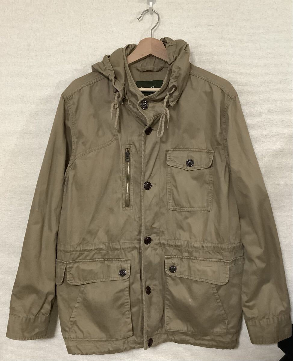 eddie-bauer エディーバウアー コットンコート マウンテンパーカー アウトドア ビンテージ カジュアル ベージュ メンズ M拍卖