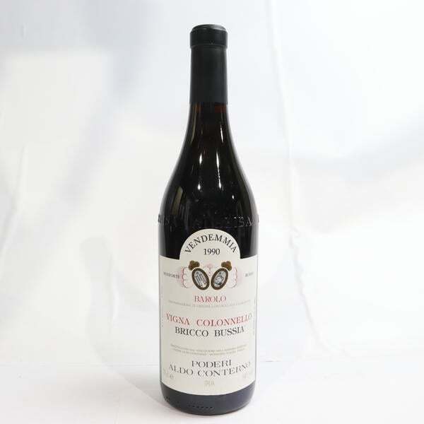 Poderi Aldo Conterno(ポデーリ アルド コンテルノ)バローロ ヴィーニャ コロネッロ ブリッコ ブッシア 1990 14% 750ml X25J270103拍卖