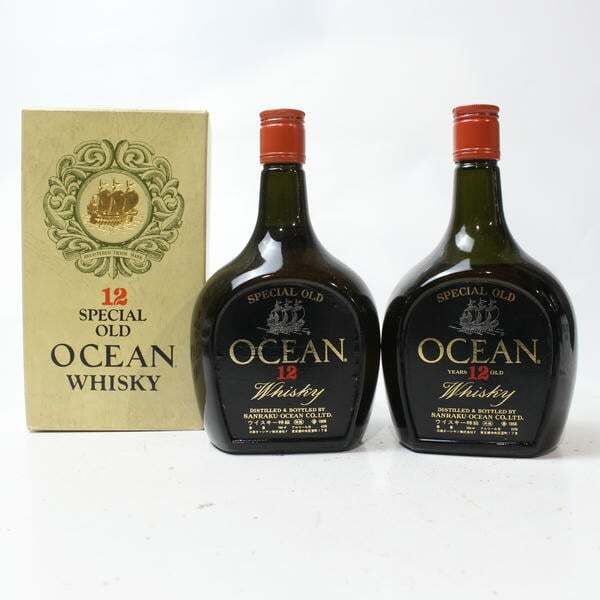 【2本セット】SANRAKU-OCEAN(三楽 オーシャン)12年 スペシャル オールド 43% 760ml O25I220200拍卖