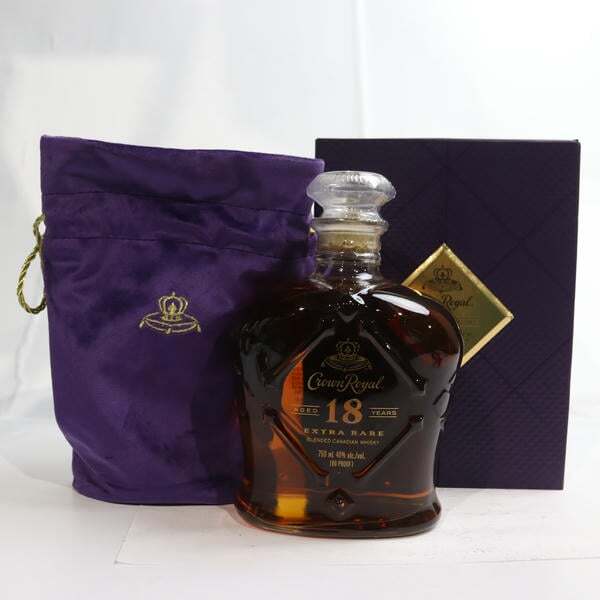 1円~ Crown Royal(クラウン ローヤル)18年 エクストラ レア 40% 750ml G25I260153拍卖