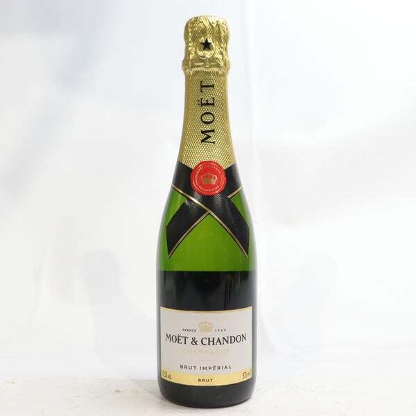 1円~ MOET&CHANDON(モエ エ シャンドン)ブリュット ハーフボトル 12.5% 375ml ※裏ラベルキズ T25J230018拍卖