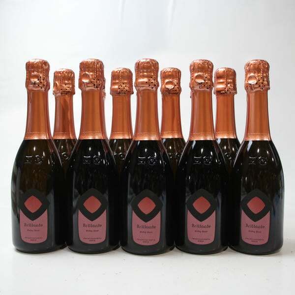 【12本セット】Brillante(ブリランテ)フランチャコルタ ルビー ロゼ ハーフボトル 13% 375ml X25J030172拍卖