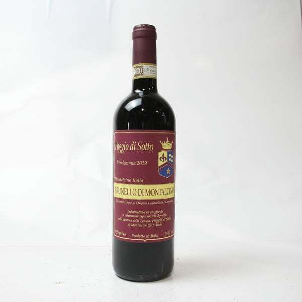 1円~Poggio de Sotto(ポッジョ ディ ソット)ブルネッロ ディ モンタルチーノ 2019 14% 750ml T25J190025拍卖